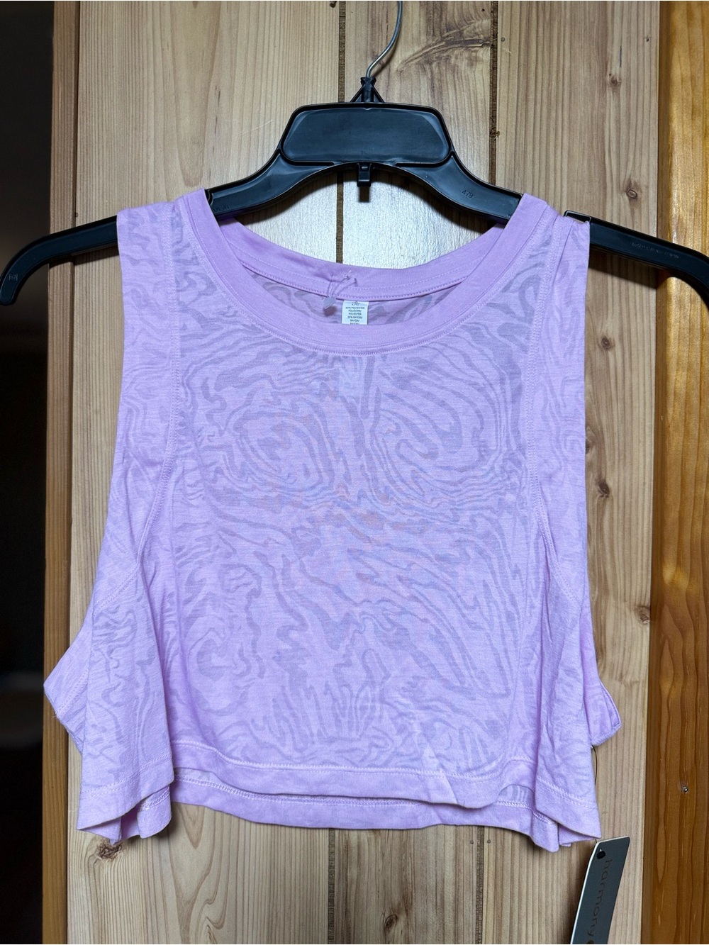Light Lavender Cropped Tank Top